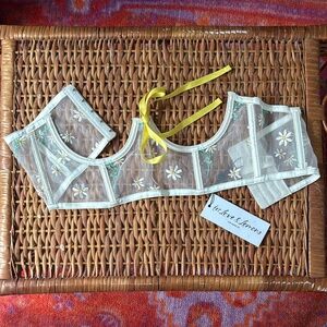 For Love And Lemons Daisy Sheer Bustier